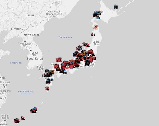 Into Japan Specialist Tours - Interactive Japan Map