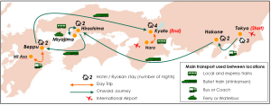 Luxury Tour Map